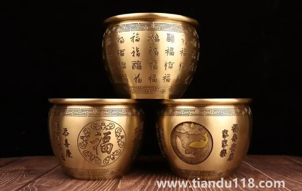 ?純銅百福缸里面放什么旺財(cái)(百福缸有什么寓意)(圖1) 純銅百福缸里面放什么旺財(cái)1